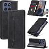 Jasonyu Cover per Motorola Edge 60 Fusion, Portafoglio PU Pelle, Nero | Flip Libro, Slot Porta Carte, Magnetica, Funzione Supporto, TPU Antiurto Custodia