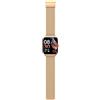 CASCHO Smartwatch Donna,1.85'' Orologio Smartwatch con Chiamate Bluetooth/Assistente,120+ Sportive Smart Watch con Contapassi/Sonno/Cardiofrequenzimetro,IP68 Fitness Tracker per iOS Android, Oro e Rosa