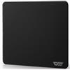 darkFlash Tappetino per mouse in vetro 30 x 25 cm, superficie temperata ultra liscia, tracciamento di precisione, base in gomma antiscivolo, finitura incisa durevole, perfetto per giochi e lavoro