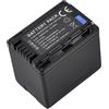 BTBAI Batteria + caricatore USB singolo per Panasonic hc-vxf1 hc-vx870 hcvxf1 hcvx870 vwvbt380 vwvbt190 vw-vbt190 vw-vbt380 videocamera digitale