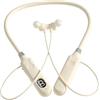 BATHVEVE Auricolari Wireless Bt-12 da Collo Beige, Leggeri senza Fili