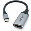 CalDigit Dongle adattatore da USB-C a HDMI 2.0b - 4K 60Hz, supporto ad alta aggiornamento, HDR, compatibile con Thunderbolt 3/4/5, USB 3.1/USB4 per MacBook Pro e Air 2016+, iPhone 15/16 Pro Max