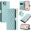 GoodcAcy Cover per Sharp Aquos wish 4 con Cordino, Premium Pelle PU Portafoglio con Supporto Flip Libro Libretto Custodia [Protezione Completa] [Slot per Scheda] [Supporto Stand] - Verde chiaro