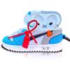 YORISMAL Custodia protettiva 3D per AirPods 3, compatibile con Apple Air 3, custodia divertente (scarpe blu)