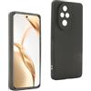 REY Cover in Gel TPU Nera per Honor 200, Ultra Sottile 0,33 mm, Morbido Flessibile, Custodia Silicone