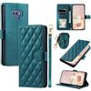 GoodcAcy Cover per Samsung Galaxy Note 9 con Cordino, Premium Pelle PU Portafoglio con Supporto Flip Libro Libretto Custodia [Protezione Completa] [Slot per Scheda] [Supporto Stand] - Verde