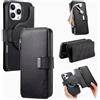 GoodcAcy Cover Compatibile con Magnetica Cover Xiaomi Redmi Note 14 Pro 4G,Compatibile con MagSafe,Protettiva Caso PU Premium in Pelle Magnetica Flip Wallet Case con Portafoglio,Nero