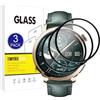 X-Dision [3 Pezzi Pellicola Protettiva Compatibile con Honor Watch 4 Pro,[Resistente ai Graffi][3D Curved Full Cover] Pellicola Protettiva per Honor Watch 4 Pro