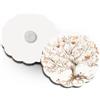 Albalù Bomboniera Magnete Albero della Vita in Legno Personalizzabile Nome - Bomboniere Matrimonio Battesimo Comunione Anniversario Made in Italy 5x5 cm