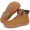 SAGUARO Scarpe Barefoot Uomo Stivaletti Invernali Impermeabili con Pelo Caldo, Gr.36-48