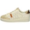 PANCHIC Scarpe Allacciate Uomo P01 con Tomaia in Nappa Avorio e Spoiler Lacci Piatti di Cotone Neri e Fodera di Cotone. La P01 con Le Sue Linee pulite rappresenta Il Perfetto Equilibrio tra Design e