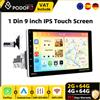 Podofo Autoradio Android 9" 4G+64G con CarPlay Wireless, Android Auto, GPS, WiFi, BT, FM, RDS, Sistema Smart per Auto con Telecamera Posteriore