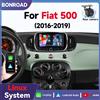 BONROAD Autoradio Multimediale Wireless CarPlay Intelligente con Schermo Touch da 7 Pollici Linux per Fiat 500 2016 2017 2018 2019 con Android Auto Mirrorlink Airplay Bluetooth YouTube DSP RDS