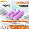 Batteria Ricaricabile agli Ioni di Litio INR18650-35E, Capacità Reale 3500mAh, 3.7V, per Utensili Elettrici Fai-da-Te e Torce