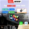 AUTOTOP Schermo multimediale da 7 pollici con Linux per BMW E46 M3 Rover 75 MG ZT 1998-2006, CarPlay wireless, Android Auto, GPS, navigatore, Bluetooth, telecamera posteriore, autoradio.