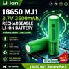 Batteria al Litio Ricaricabile 18650 MJ1 ad Alta Potenza 3500mAh 3.7V 25A Scarica Continua, Adatta per Utensili Elettrici e Piccoli Trapani Manuali