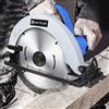 NONE Sega Circolare Elettrica 5500 Giri/min Lama da 185mm Alta Potenza per Taglio Legno 0-45° ° Sega Elettrica Portatile per Falegnameria con Taglio Obliquo e Profondità Regolabile, con Blocco di