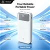 NONE Power Bank portatile ad alta capacità da 10000 mAh, ricarica rapida PD da 22,5 W, doppia uscita USB-A e Type-C, indicatore di carica digitale, batteria esterna per telefono cellulare, viaggi