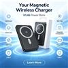 NONE Caricabatterie wireless portatile MagSafe da 5000 mAh, powerbank magnetico compatto, ricarica rapida PD da 18 W, ricarica bidirezionale Type-C, batteria di backup esterna leggera per il pendolarismo