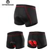 OFFBONDAGE Intimo da ciclismo da uomo con pantaloncini boxer da ciclismo MTB imbottiti in gel 5D, intimo da ciclismo su strada, attrezzatura da ciclismo