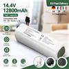 RYOBI Batteria di ricambio 14.4V 12800mAh P2008-4S2P-MMBK compatibile con robot aspirapolvere Dreame F9 D9 L10 Pro Plus RLS3 RLS5 RLS5L RLS5D, batteria ricaricabile agli ioni di litio ad alta capacità,