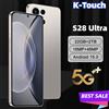 K-Touch Nuovo S28 Ultra Smartphone Android 5G 7.3HD 22G+2TB Dual Sim 7800mAh Sbloccato 16+48MP Versione Globale