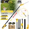 Hecus Tagliasiepi Elettrico Senza Spazzole Hecus 180 per Rami Alti ° Forbici Telescopiche Regolabili Senza Fili per Potatura, Attrezzo da Giardino Compatibile con Batteria Makita 18V