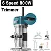 GECOFEER Fresatrice Elettrica da 6,35 mm per Incisione e Scanalatura del Legno, Utensile Versatile per Lavorazione del Legno con Funzione di Fresatura