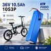 RYOBI Batteria agli ioni di litio ricaricabile 36V 7.8Ah/10.5Ah/14Ah 18650 10S3P con BMS 15A compatibile con bici elettriche FIIDO D1 D2 D2S D4S - Ricambio batteria con spedizione rapida da magazzino EU