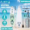 funwater SUP Tavola da Paddle Gonfiabile Funwater 320 * 84 * 15cm, Capacità Massima di Carico 150KG. Adatto per laghi, spiagge, yoga sull'acqua, fitness, pesca e viaggi in famiglia. Viene fornito con un set