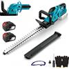 HGTUGO Tagliasiepi Elettrico da 520mm, Sega per Potatura Senza Fili, Tosaerba Ricaricabile, Attrezzi per Potatura di Arbusti da Giardino Compatibili con Batteria Makita 21V
