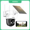 AOSU Telecamera di Sicurezza Solare PTZ AOSU 3MP Rinnovata, Batteria 5000mAh, Wireless 2.4Ghz WIFI, Rilevamento AI PIR, Audio Bidirezionale, Telecamera CCTV per Esterni