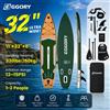 EGGORY SUP Outdoor Water Station Board Tavola da Paddle Gonfiabile da 11 Piedi 335 * 81 * 15 cm Capacità Massima di Carico 150 KG Facile da Trasportare Adatta per Principianti, Yoga Acquatico, Pesca e Sport