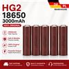RYOBI Batteria ricaricabile agli ioni di litio 18650 3.7V 3000mAh 20A a punta piatta ad alta scarica, ricambio per pacco batteria fai-da-te HG2, e-bike, scooter, power bank, modelli RC, spedizione rapida da