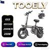 NONE Bicicletta Elettrica Pieghevole Toofly GS3, Batteria 250W 48V 15Ah, Bici Elettrica per Adulti, Pneumatici da 14 Pollici, Bici Elettrica per Pendolarismo Urbano