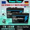 Ddadache Batteria al Litio LiFePO4 12V 150Ah, per UPS, Ecoscandaglio per Kayak, Pannello Solare, Giocattoli Elettrici, Scooter, Camper, Barca