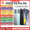 XIAOMI Smartphone POCO F8 Pro 5G con Snapdragon ® 8 Elite con display AMOLED HyperRGB da 6,59 pollici a 120Hz, batteria da 6210mAh, ricarica a 100W, 50MP, NFC