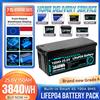 fullfutura Batteria LiFePO4 24V 150Ah 100Ah, Pacco Celle Litio Ferro Fosfato 12V 100Ah 320Ah 340Ah 360Ah Grado A Ricaricabile per Pannelli Solari e Golf Cart
