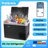 Patbrela Frigorifero per Auto Patbrela 20L 40L Monozona 45L Doppia Zona 12V/24V Doppio Uso Mini Frigo a Compressore Portatile Frigoriferi e Congelatori a Compressore per Campeggio, Roulotte, Viaggi e Uso