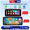 AUTOTOP Autoradio Linux da 10,25/12,3 pollici con CarPlay wireless e Android Auto per Mercedes Benz Classe B W245 W246 2011-2018 NTG4.5 NTG5.0, lettore multimediale video con touchscreen, Airplay, Autolink,