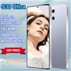 K-Touch Smartphone K-Touch S30 Ultra 5G, cellulare con display completo da 7,3 pollici, batteria da 7800 mAh, fotocamera da 48 MP, Android, 22 GB di RAM, 2 TB di ROM, Octa Core, Face ID, Dual SIM, 4G