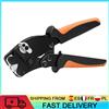 NONE Pinza Crimpatrice per Terminali a Bussola 0.08-16 mm², Pinza Crimpatrice Autoregolante per Terminali a Bussola (AWG 30-5), Profilo di Crimpatura Quadrato con Meccanismo a Cricchetto, Utensile per