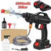 NONE Idropulitrice Portatile Senza Fili 600W 30Bar, Pistola ad Alta Pressione per Lavaggio Auto e Giardino, Compatibile con Batteria Makita 21V