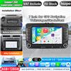 Hizpo Autoradio Wireless CarPlay Android Auto da 7 pollici per VW POLO GOLF 5 6 Plus PASSAT B6 JETTA TIGUAN TOURAN SHARAN SCIROCCO CADDY Sistema Multimediale Wireless Apple CarPlay Sistemi
