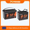 POWINVER Batteria al litio ferro fosfato Powinve 12.8V 100Ah a ciclo profondo, batteria Lifepo4 per sistemi solari off-grid, camper, barche, magazzino in Polonia
