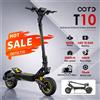 OOTD Monopattino Elettrico OOTD T10 Peak 500W 48V 13.5AH, Scooter Urbano Portatile da 11 Pollici con Velocità Massima di 25KM/H e Autonomia di 60KM