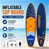 funwater Tavola da Stand Up Paddle Gonfiabile Funwater SUPFW43B 350x90x15cm, SUP Board con Capacità di Carico 200kg, Leggera 14.5kg, Tavola da Surf per Adulti e Ragazzi con Pagaia Regolabile, 3 Pinne, Leash di