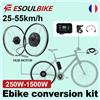 ESOULBIKE Kit di Conversione per Bici Elettrica ESOULBIKE 48V 1500W 1000W 500W, Motore Mozzo Anteriore 36V 250W con Freno a Disco / V-Brake