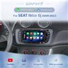 BONROAD Autoradio da 7 pollici per Seat Ibiza 6j 2009-2013 Lettore multimediale video per auto Linux Wireless Carplay Android Auto RDS Navigazione GPS DSP AutoLink Airplay 2 DIN Touch Screen