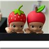 Bandai 1-12 Pezzi Mini Bambole a Forma di Frutta e Verdura, Blind Box, Statuette Carine da Scrivania, Ornamento per Auto, Giocattolo da Collezione, Regalo di Compleanno